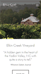 Mobile Screenshot of elkincreekvineyard.com