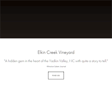 Tablet Screenshot of elkincreekvineyard.com